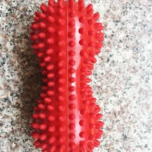 Peanut shape pvc spiky massage ball heath care 16*6.4cm Muscle Pain Stress Relief Products Roller Ball Trigger Point Therapy