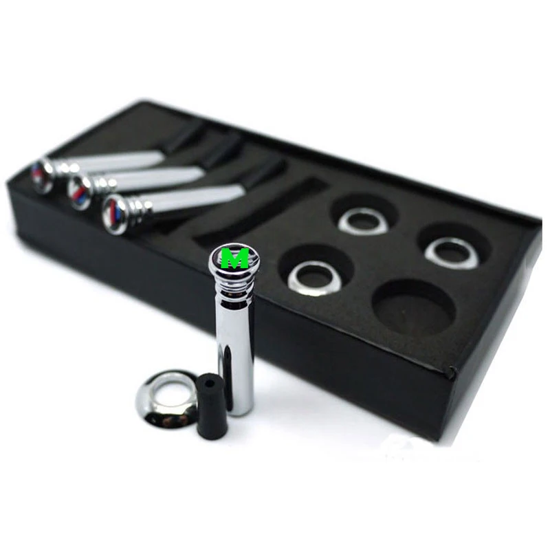 

KUNBABY 4Pcs/Set Car Styling M Logo Modified Door Pin Lock Decorative Auto Accessories For BMW X1 X3 X5 X6 E36 E39 E46 E30 E60