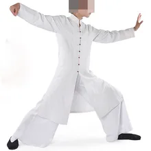 Унисекс, 6 цветов, серый/красный/черный, высокое качество, стирка, белье, Тай Чи, костюмы, униформа кунг-фу, пальто, уложенные боевыми искусствами, халат, лето и весна