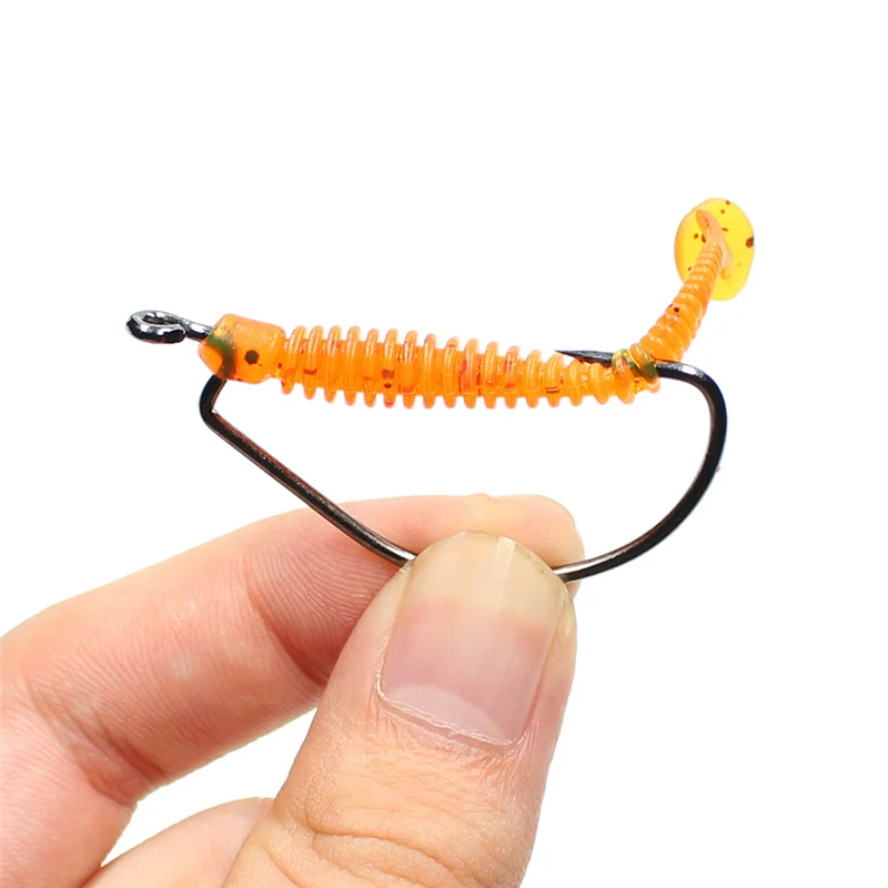 Amlucas 10pcs Carbon Steel Fishing Hooks Jig Crank Big Bass Hook Lead Jig Head Crank Barbed Hook for Soft Fishing Lure WW1051 Amlucas 10pcs Carbon Steel Fishing Hooks Jig Crank Big Bass Hook Lead Jig Head Crank Barbed Hook for Soft Fishing Lure WW1051