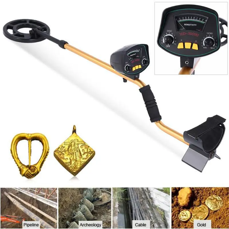 

Professional Metal Detector Underground Adjustable Gold Treasure Scanner Finder Automatic Balance Industrial Metal Detector Tool