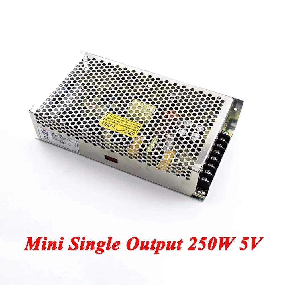 Mini type Switching Power Supply 250W 5v 50A,Single Output Ac Dc Power
