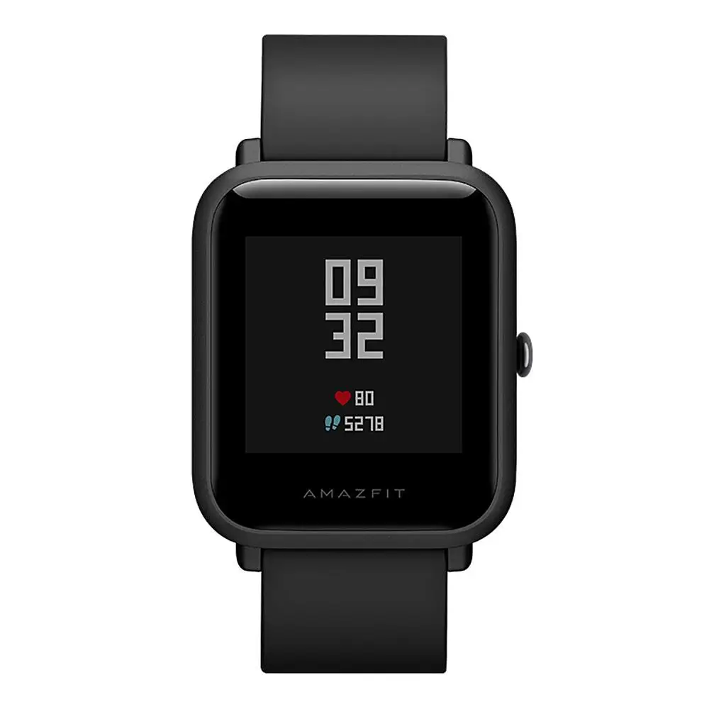 Huami Смарт-часы Amazfit BIP на английском языке, gps, умные часы, Android iOS IP68, пульсометр, 45 дней, время работы от батареи, всегда на дисплее