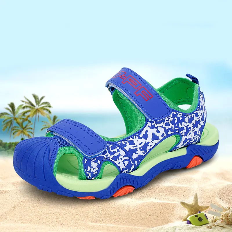 

Children Boys Sandals Summer Shoes fashion cut-outs sandals kids canvas rain sandals breathable flats boys shoes 4-15 years
