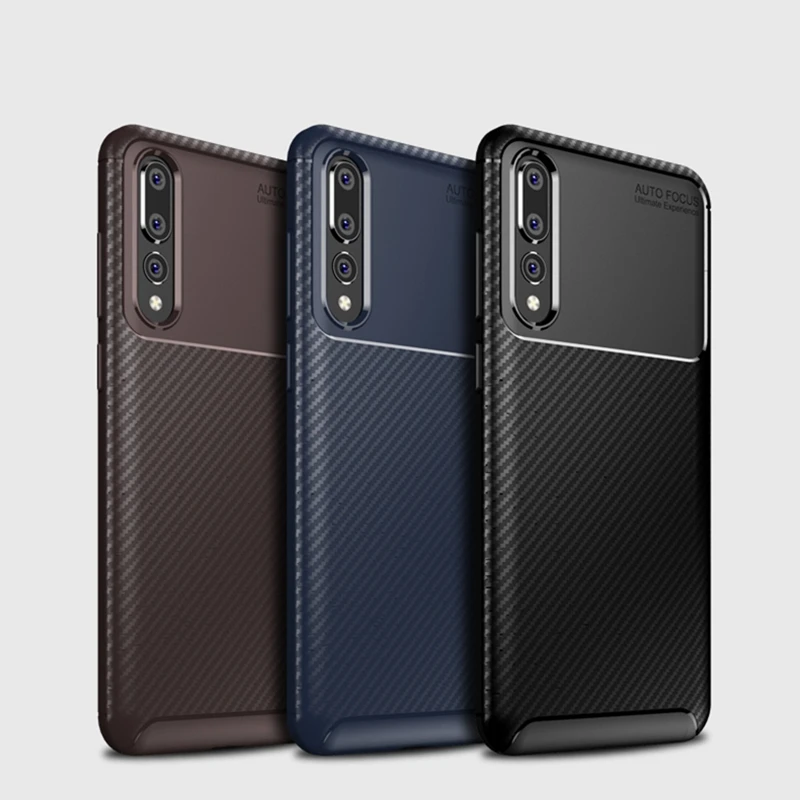 Чехол из углеродного волокна для Huawei Mate 10 20 Lite P20 Pro мягкий силиконовый чехол huawei