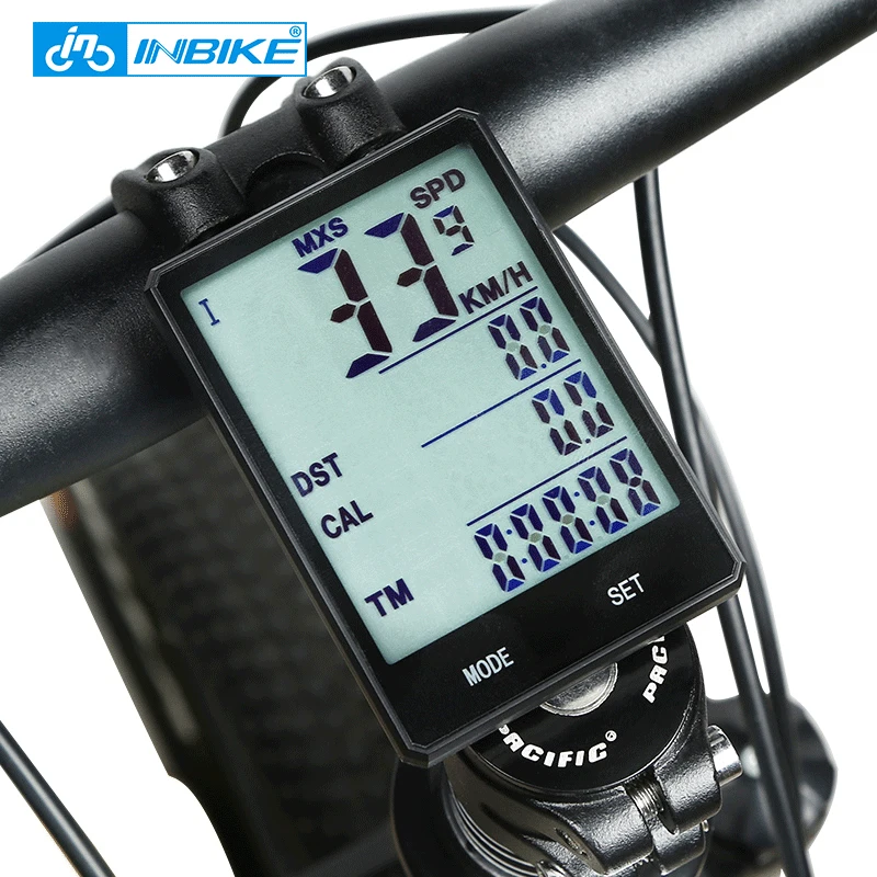 

2.8'' Large Screen Bicycle Computer Wireless/Wired Rainproof Speedometer Odometer With Extension Mount Bike Measurable Stopwatch
