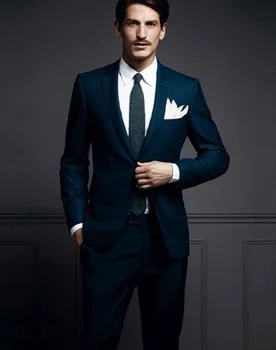 

Business Bridegroom Groom Tuxedos 2020 Slim Fit Formal Party Evening Men Suits Groomsman/Men Suits(Jacket+Pants+tie)