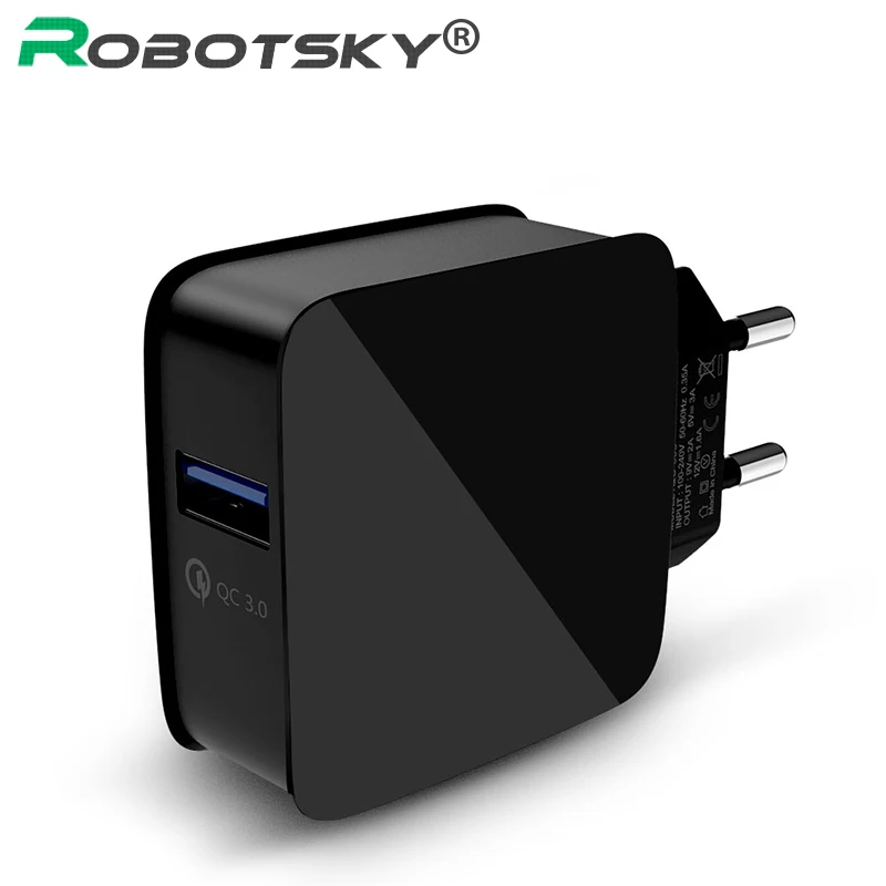 

Quick Charge 3.0 Fast Charger Mobile Phone USB Travel Charger for iPhone 7 Samsung S5 S6 LG G4 Xiaomi 3 Quickly Charger