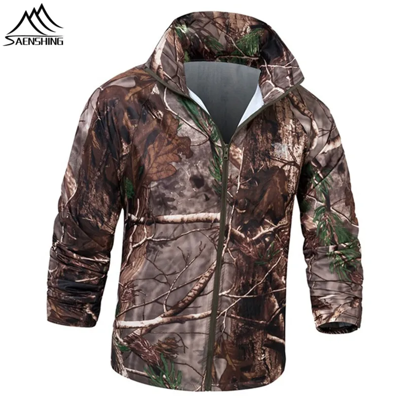 waterproof jacket men skin coat camouflage hunting jacket male hunting