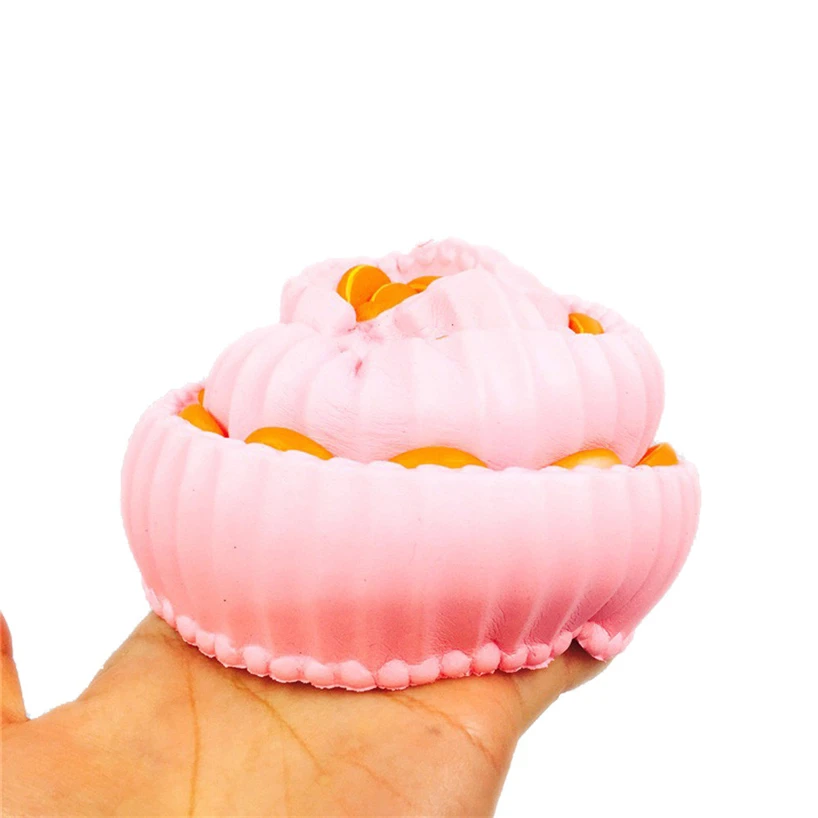 

2018 New Mini Orange Cake Stress Reliever Squishy Decor Slow Rising Cream Scented Decompression Cure Toy Squeeze Toy