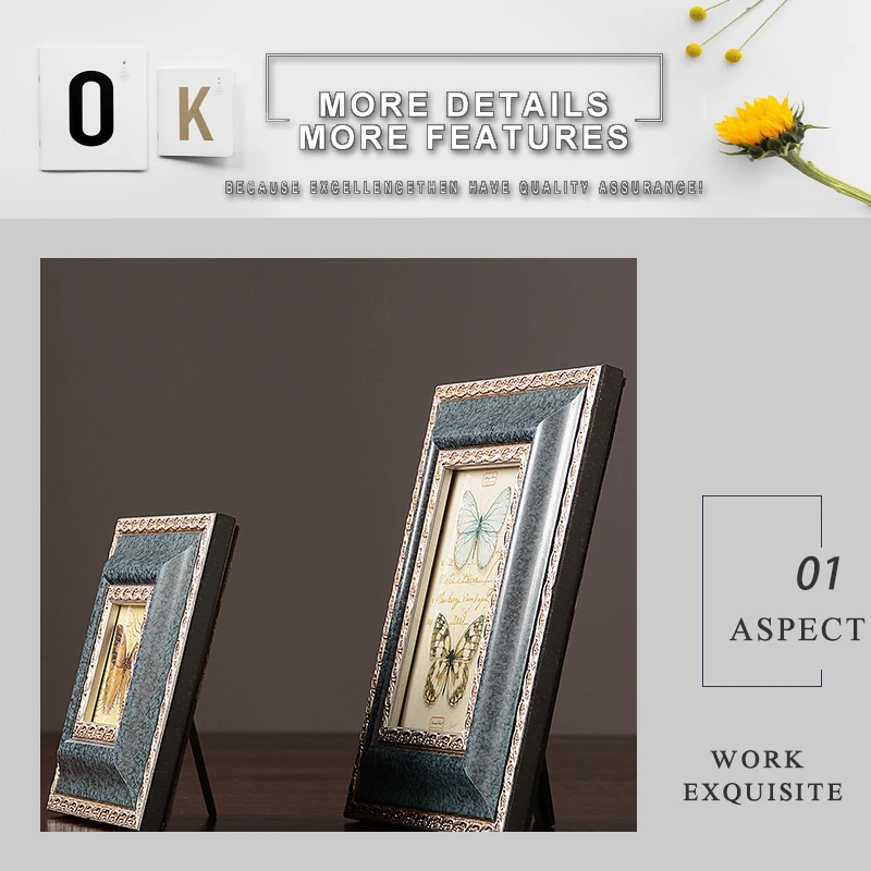 wall picture frame diy frame paper photo frame metal photo frame glass photo frame box frame (3)