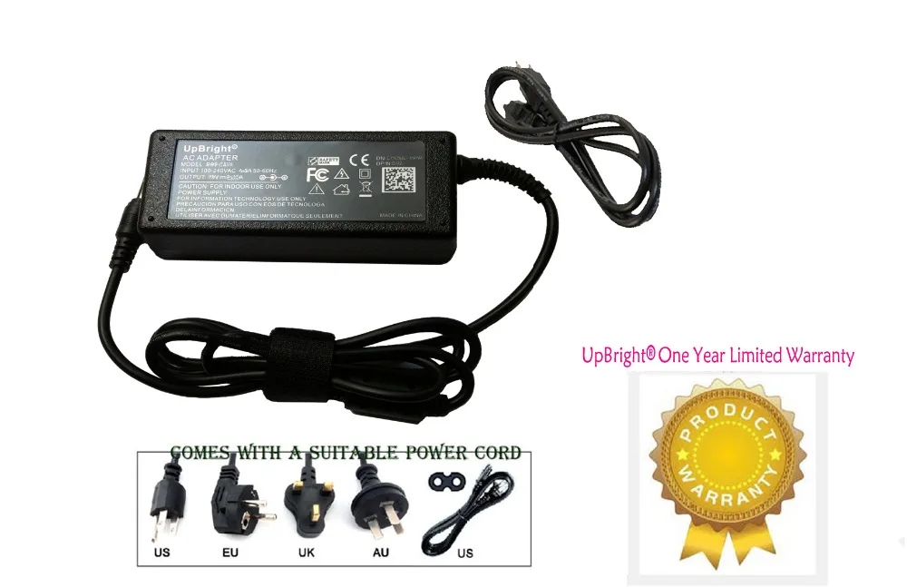 UpBright AC/DC Адаптер Для Polaroid FLM-1520 FLM1520 FLM- ЖК-ТЕЛЕВИЗОР Питания Шнур Кабель PS Зарядное Устройство От Сети БЛОК ПИТАНИЯ