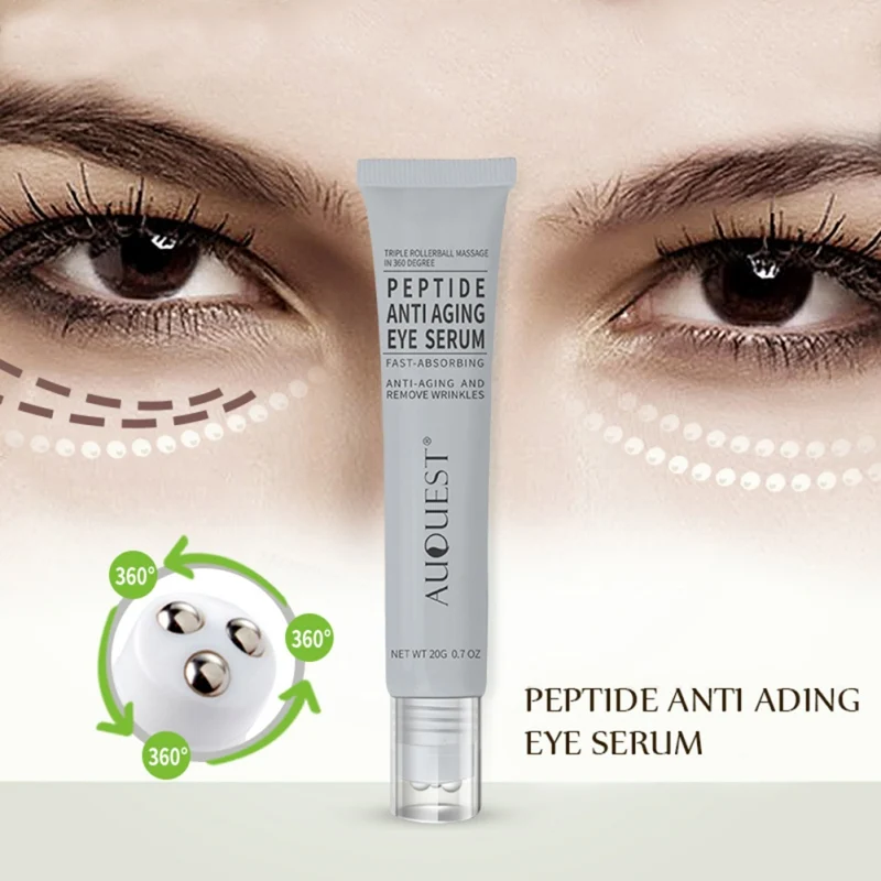 

New Anti Aging Eye Serum Moisturizing Lifting Anti-Puffiness Hyaluronic Acid Remove Wrinkles Beauty Skin Care
