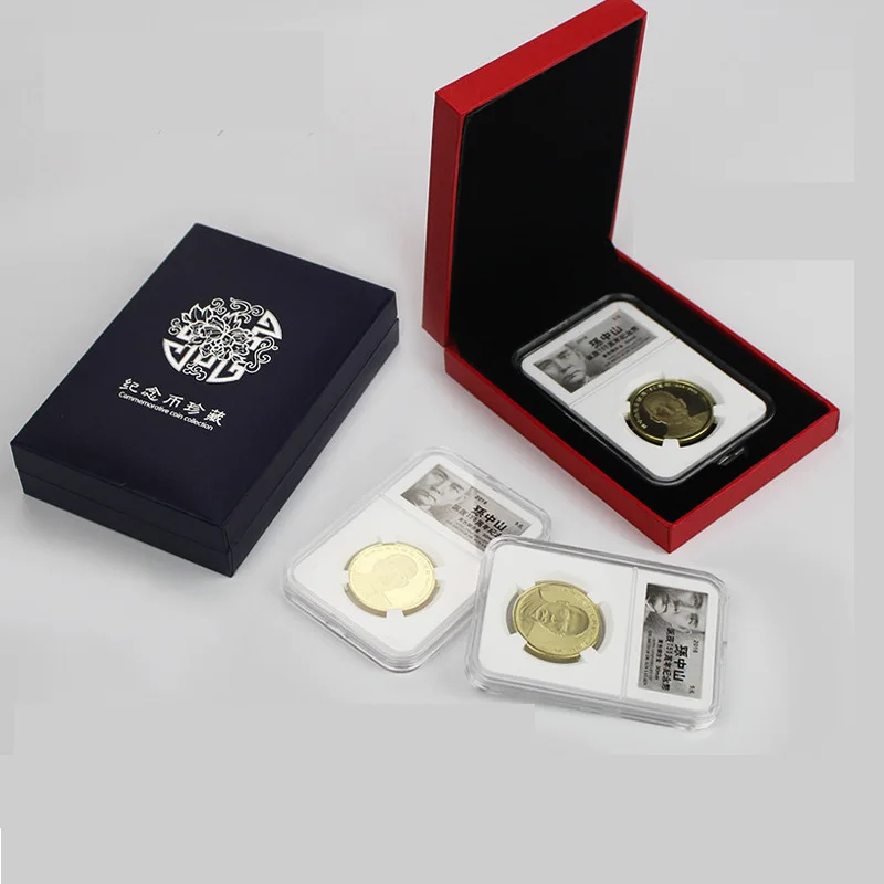 

Direct fit Graded slab Display box Cardboard Commemorative coin collection