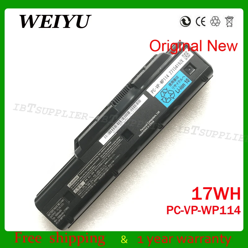 Weiyu натуральная PC-VP-WP114 ноутбук Батарея для NEC PC-VP-WP104 PC-VP-WP103 PC-VP-WP127 PC-VP-WP121 11 1 V |