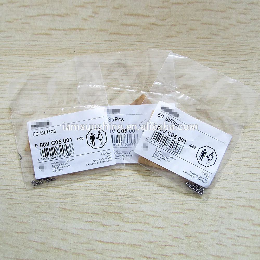 

Original common rail injector steel ball F00VC05001 for 0445120 series injector