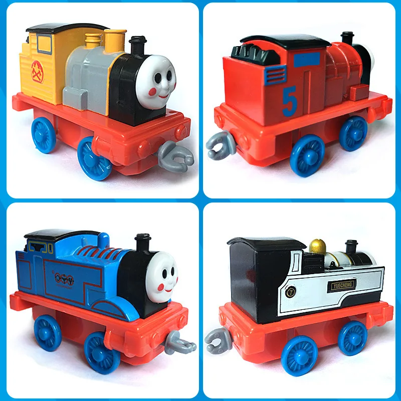 Томас и Друзья литые игрушечные машинки сплав откатной небольшой поезд набор модель игрушки мультфильм аниме Томас детский подарочный