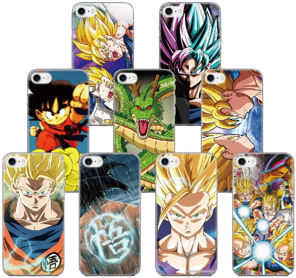 

Dragon Ball Z Goku Soft TPU Case For LG Nexus 5X Q6 Q7 V30 V40 V50 G6 G7 G8 ThinQ K11 K10 K9 K8 2018 X Power 2 3 Stylo 4 5 Cover