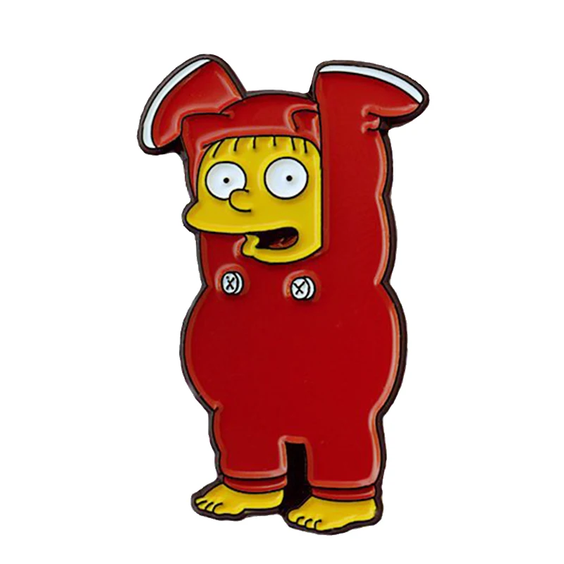 

I DRESS MYSELF Simpson Pin