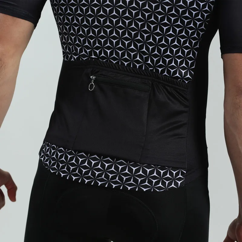 2019 summer men short sleeve cycling jersey set BOESTALK selling high quality black bike clothing ciclismo triathlon suit custom