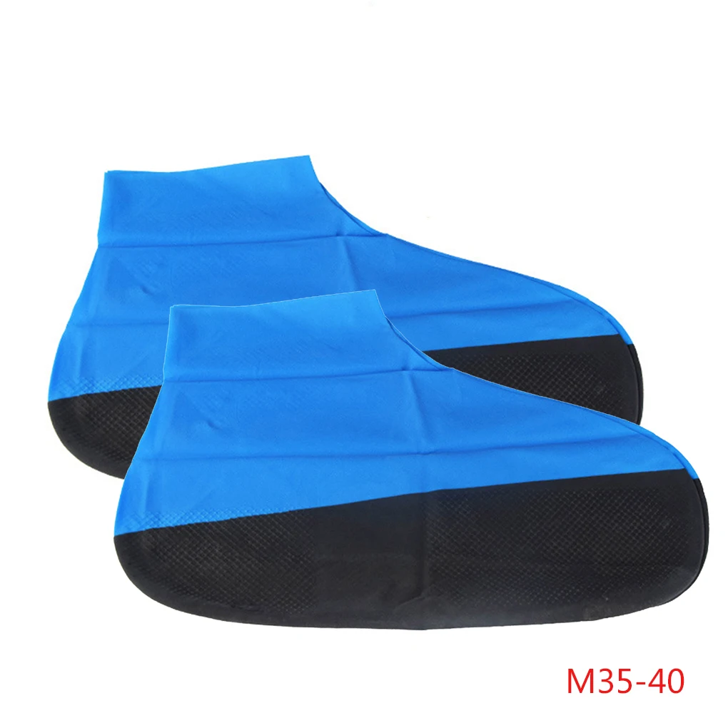 

High Tube Latex Waterproof Rain Shoe Covers Unisex Thickened Disposable Boot Protector for Outdoor
