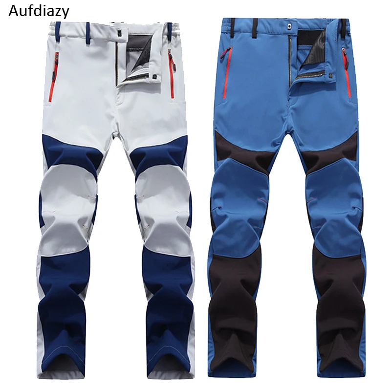 Aufdiazy Men Winter Softshell Outdoor Ski Pants Warm Fleece Waterproof Trousers Trekking Mountain Climbing Hiking Pants JM027 Aufdiazy Men Winter Softshell Outdoor Ski Pants Warm Fleece Waterproof Trousers Trekking Mountain Climbing Hiking Pants JM027