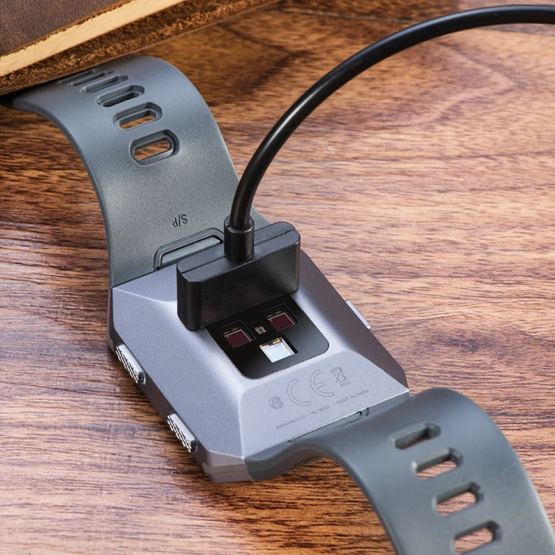 ECSEM зарядный кабель для Fitbit Ionic зарядное устройство магнитный 100 см аксессуары для часов Замена USB адаптер питания шнур