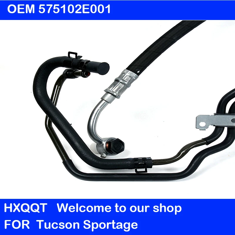 Power Steering Pressure Hose for Hyundai Kia Tucson Sportage OEM 575102E001