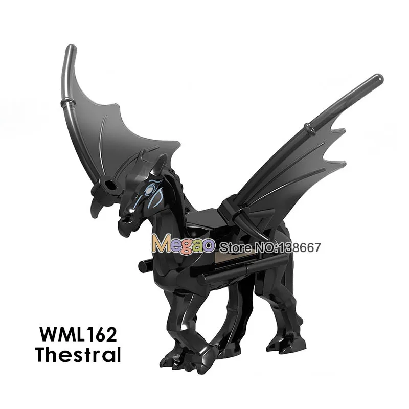 

Legoings Fantastic Beasts Figure Thestral Horse Luna Lovegood Neville Longbottom Trelawney Dobby harri potter building block toy