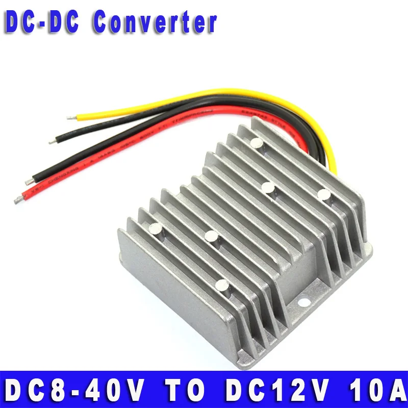 

High Quality Boost Buck DC Converter Regulator 8-40V to 12V 10A 120W Step-up Step-down Module DC-DC Power Supply