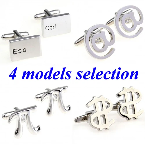 แฟชั่น Mark Cufflink Cuff Link 1 คู่จัดส่งฟรีโปรโมชั่นใหญ่cufflink