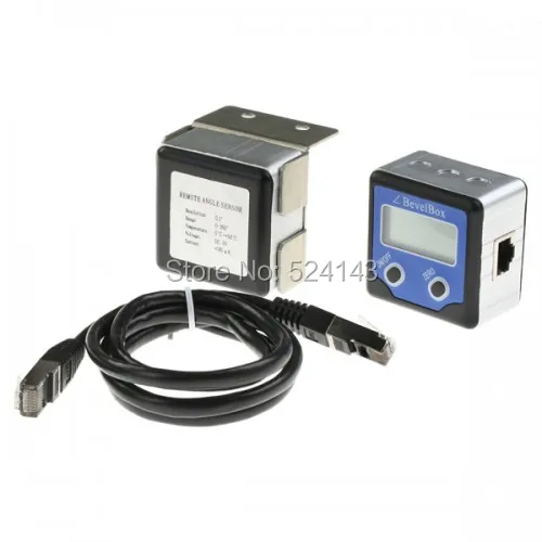 Mini Digital Protractor 4 x 90 degree LCD level box bevel box Tilt