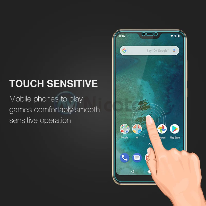 Nicotd 2.5D 9H Premium закаленное стекло для Xiaomi Mi A2 Lite защита экрана Защитная пленка A2lite 5 84