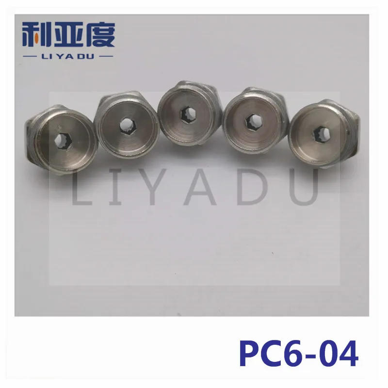 10 шт./лот PC6-04 6 мм трубки 1/" 3D принтеры части черный/белый/быстрое соединение/Пневматический разъем/медный разъем/резьба