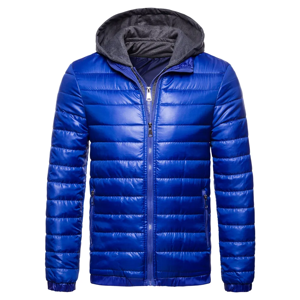 WENYUJH новая верхняя одежда зимняя куртка мужская Ультралегкая хлопковая легкая верхняя одежда модные классические мужские пальто размера плюс