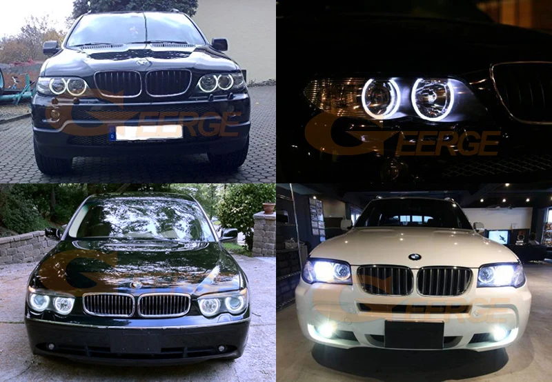 Для BMW E83 X3 2006 2007 отличное качество СВЕТОДИОДНЫЙ ангельские глазки Halo светильник без ошибок