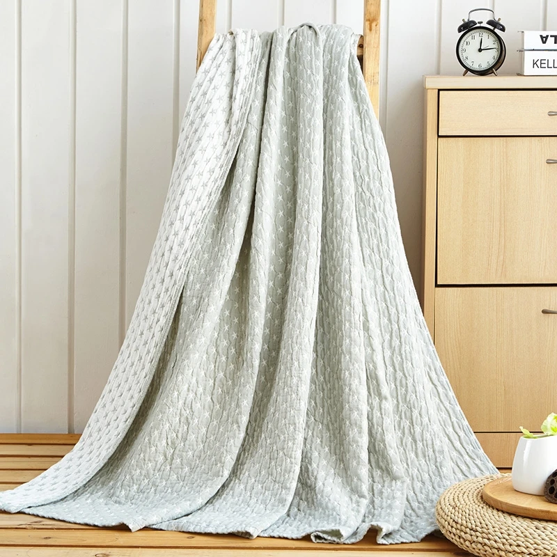[Doremi] 100 Cotton Washing gauze Towelling Coverlet/Blanket/Throw