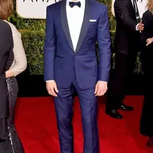 Одна кнопка темно-синий жених смокинги воротником жениха мужчин свадьба смокинги жених пром костюмы( куртка+ брюки+ пояс+ галстук