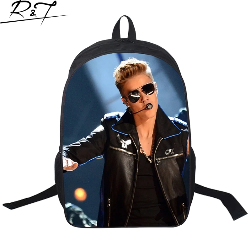 Justin Bieber bag New Kids Backpack ,Men's Backpack,Printing Backpack