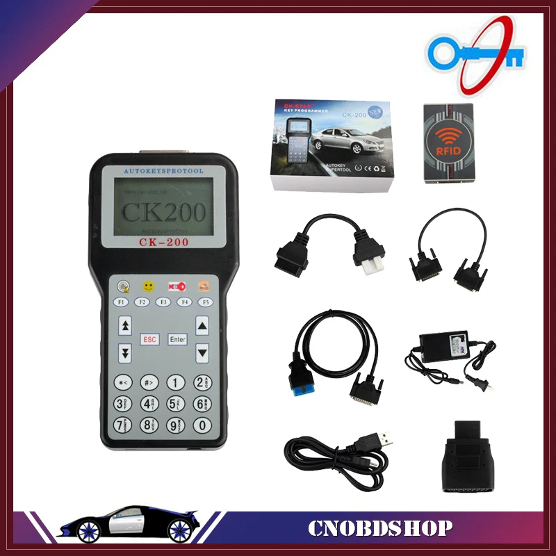 

V40.09 CK-200 CK200 Auto Key Programmer No Tokens Limitation Newest Generation Updated Version of CK-100