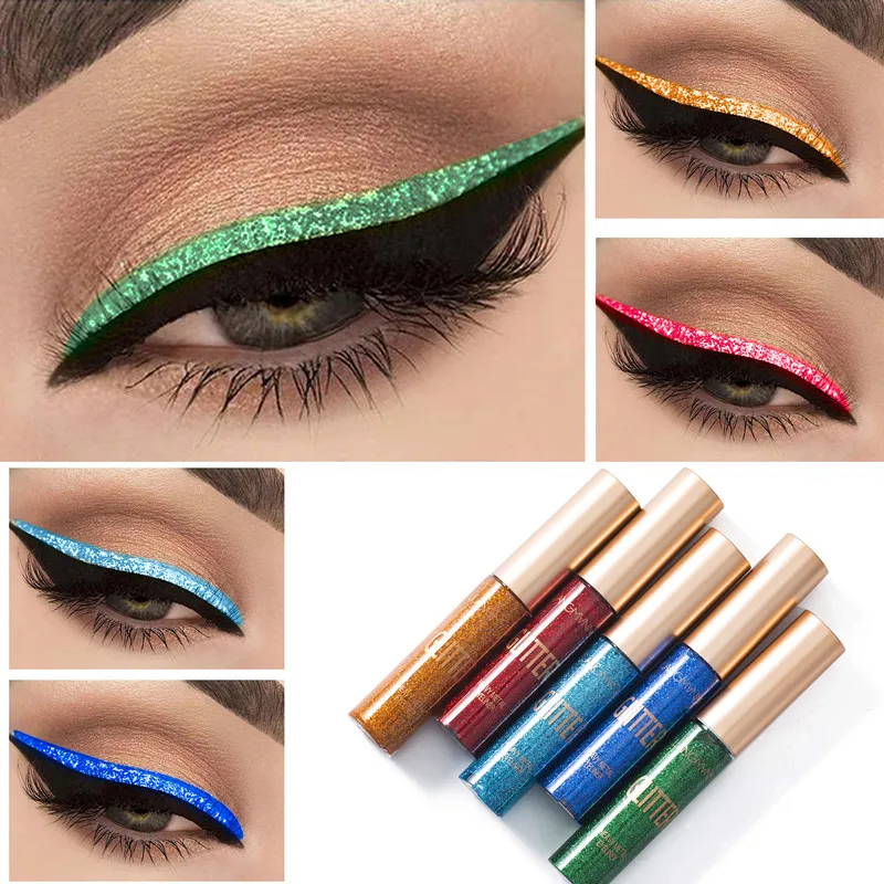 

New 10-color shimmer pigmented Eyeliner , easy to wear waterproof eyeshadow eyeliner beauty makeup maquillage eyeliner