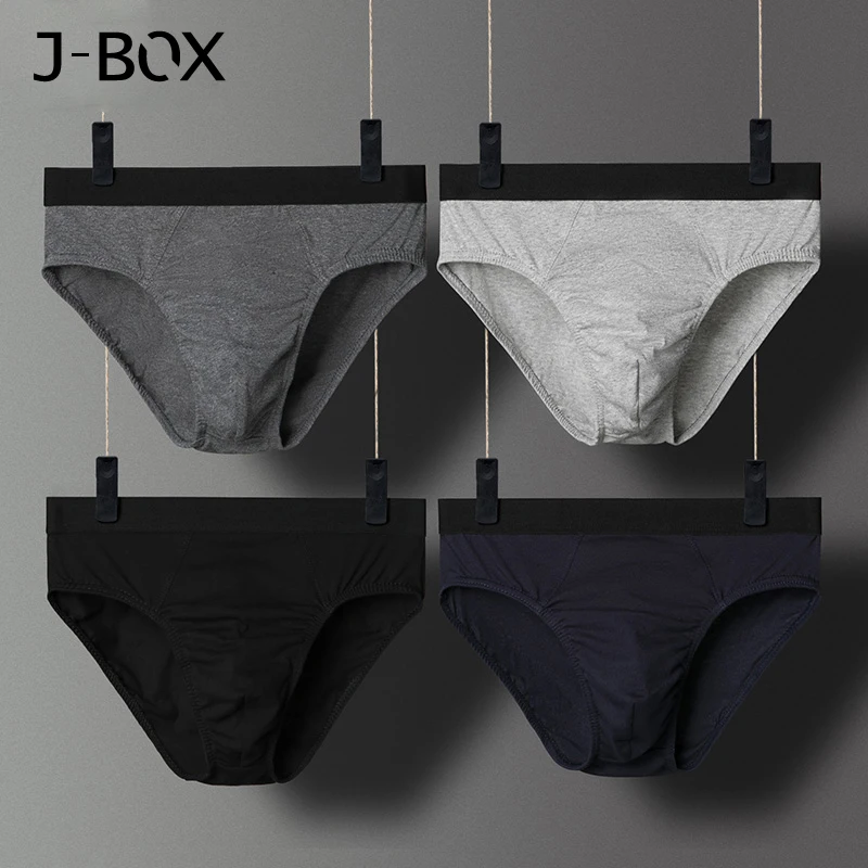 4 пары/Мужское нижнее белье трусы мужские s под брюки 3D печать полоса U Pouch Ropa |