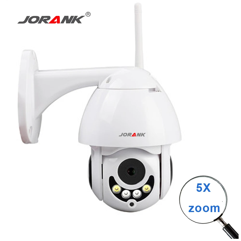 Беспроводная IP камера JORANK 1080P с поддержкой Wi Fi двусторонняя аудиосвязь 5 кратный