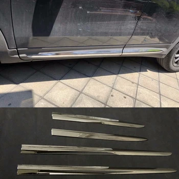 

MONTFORD For Fiat 500X 2015 2016 2017 2018 ABS Chrome External Door Body Molding Molding Strips Decoration 4Pcs Car Styling