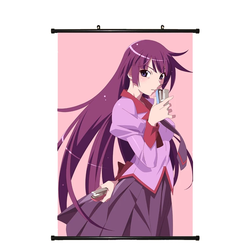 Японский аниме Monogatari финальный сезон Bakemonogatari Hanamonogatari Senjougahara Hitagi домашний Декор