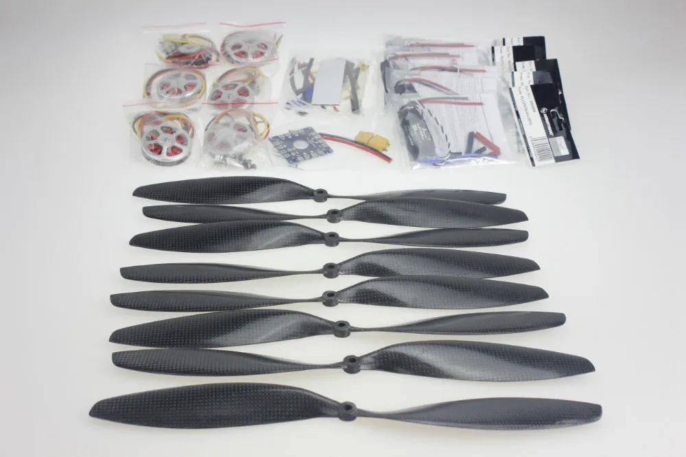 

14x4.7 3K CF Propeller CW CCW 1447 + HOBBYWING Platinum 30A ESC 750KV Brushless Motor ESC Connection Board XT60 T Plug Y05307-A