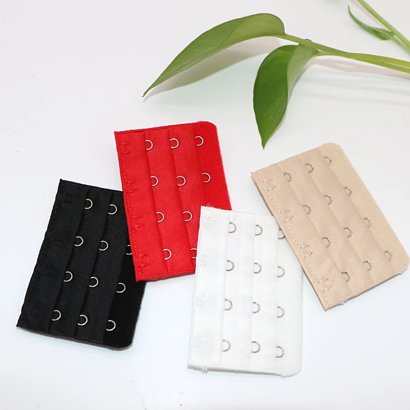 Buy 5pcs Sexy Bra Extender Extension Bra Strap Elastic 3 Row 4 Hooks Clip On