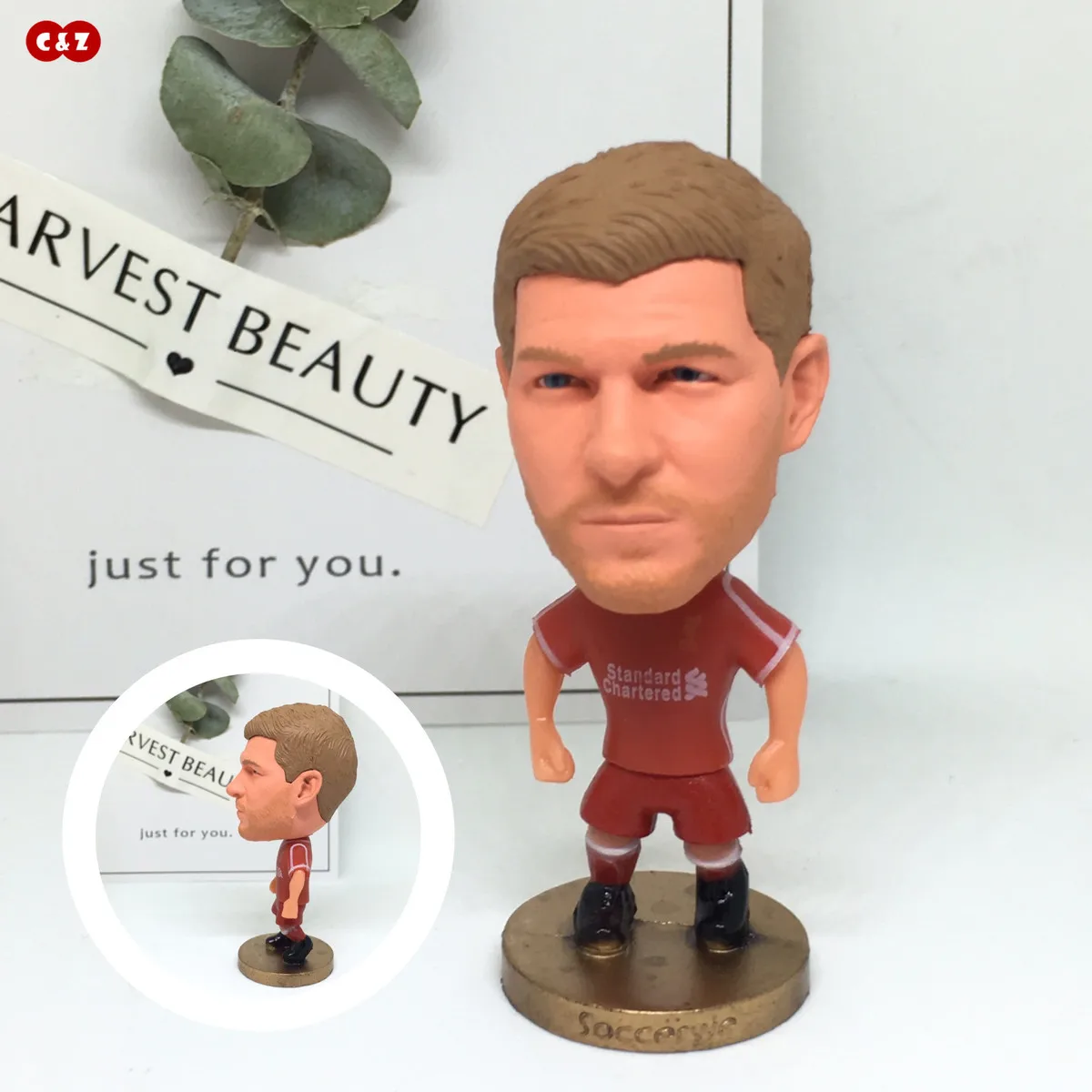 Фигурки кукол Soccerwe Sports LVP Gerrard классические подвижные шарниры полимерная модель