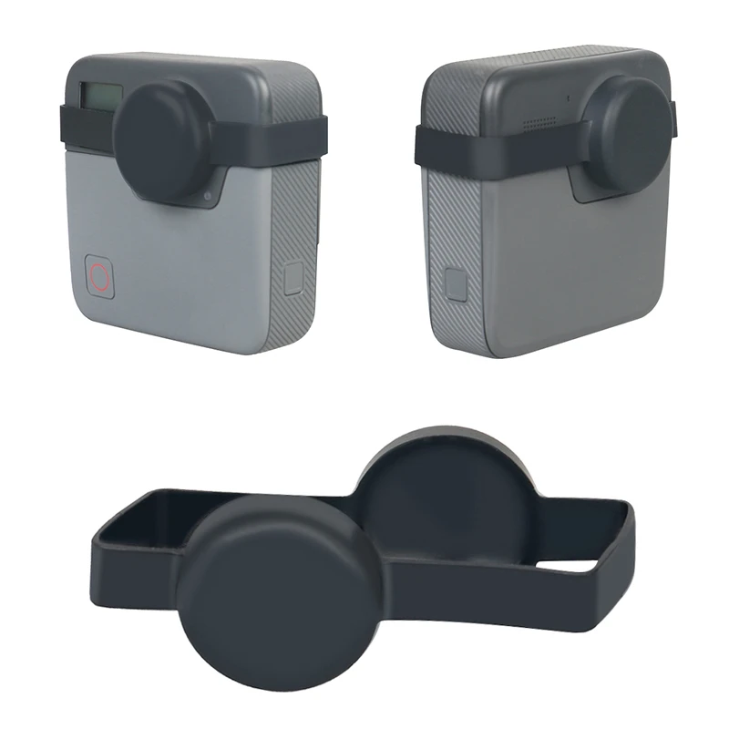 

Scratch-Resistant Silicone Protective Cap Smudges-Proof Lens Cover Case For Gopro Fusion Action Sport Camera Accessories