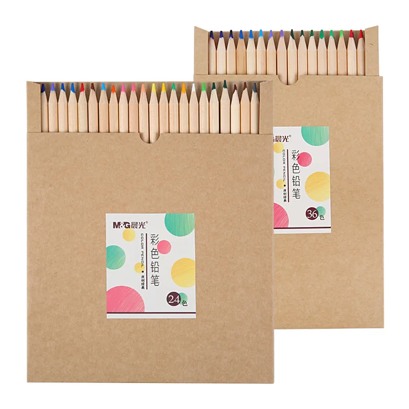 24 36 Lead Water Soluble Colored Pencils Watercolor Pencils Safe Non toxic Painting Pen Student